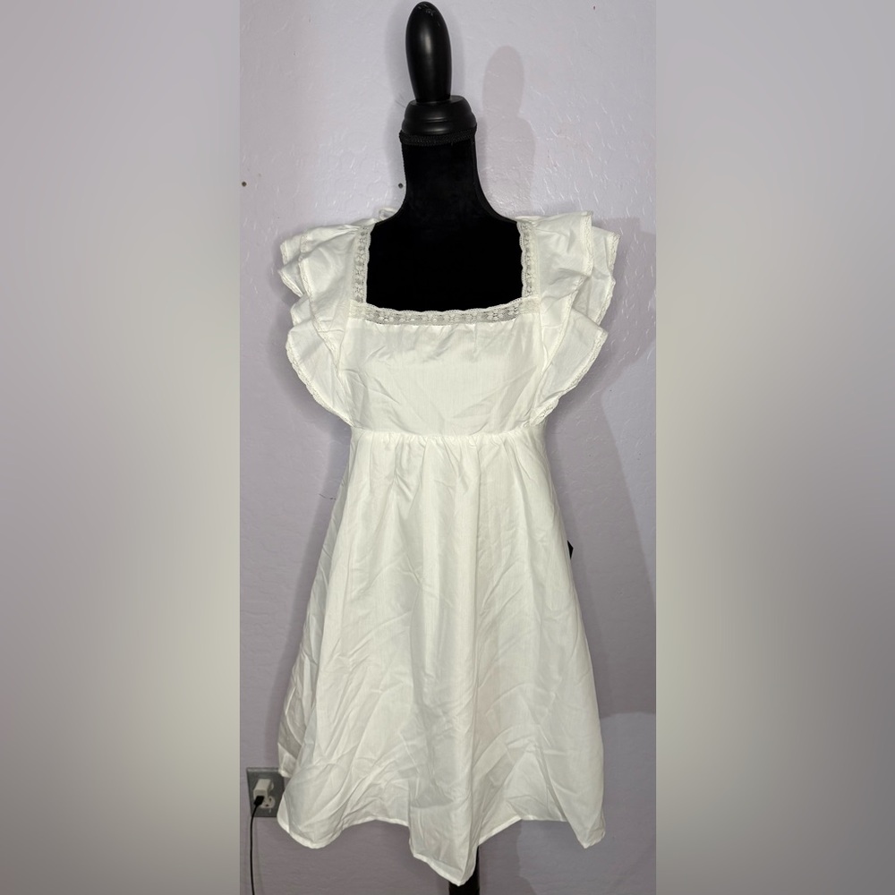 BRAND NEW Lulus Ruffle Mini Dress - Picture 2 of 5